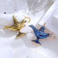 Exotic style Ala lamp creative brooch fashionable glazed mini anti glare small pin shirt collar pin. 