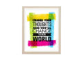 Inspirational office Quotes Frame Art Print For Home Decor, Modern Wall art, Photo Frame Online, Motivational Quotes Frames. 
