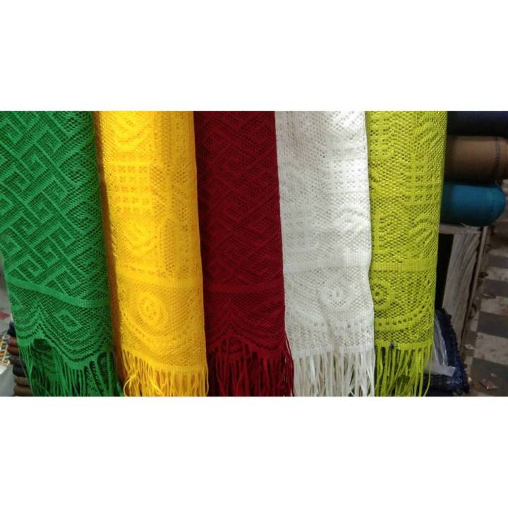 Beautiful light Green Lightweight Narrow Net Stole For Ladies and Girls and Many More Colours on SubRung Black Yellow White Blue Red Pink