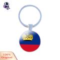 Grebest Key Ring Wear-resistant European Countries France Germany Nation Flag Keyring Keyholder. 