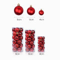 24Pcs/Set Christmas Balls Nordic Style Decorative Hanging Design Seasonal Decorations Christmas Ball Set for Xmas Tree. 