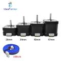 1Pc Nema 17 Hybrid 42 Stepper Motor Height 26mm 34mm 40mm 48mm 4 Port for  parts. 