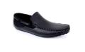 Black Rexine Moccasins  For Men. 
