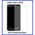 2pcs Infinix Hot 5 X559 Tempered Glass Screen Protector Polish Glass For Infinix Hot 5 X559. 