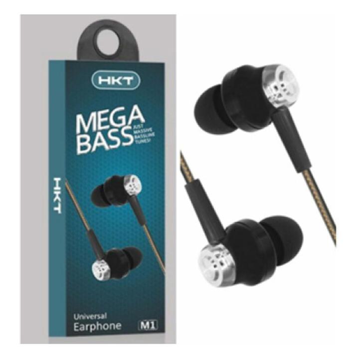 HKT Mega Bass Earphones - Handfree - Stereo Earphones - Android Handfree - Handsfree - Super Bass handfree - High-Quality Earphones - Deep Bass Handsfree - Gaming Handfree - Sport handfree -