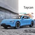 1:32 Porsche Taycan Turbo Car Toy Alloy Sports Diecast Vehicles. 