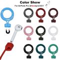 For Apple AirPods Pro 2 3 2 1 Magnetic Strap Silicone Leash Anti-lost Sports Neck Rope Earphone String Lanyard Holder For Xiaomi. 
