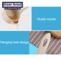 Green forest Oil Filter Spoon with Hanging Hole Remove Oil Separation Kitchen Gadgets. 
