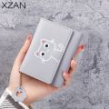 Women Wallet Cute Cat Short Wallet Leather Small Purse Girls Money Bag Card Holder Ladies Female Hasp Creative Fashion Wallet. 