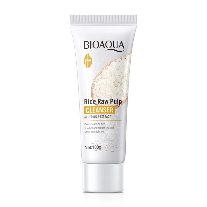 BIOAQUA%20Rice%20Face%20Wash%20100g%20for%20Dark%20Spots,%20Dull%20Skin%20&%20Pores%20-%20Whitening%20Cleanser%20-%20Image%203