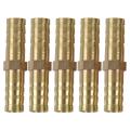 5pcs 8mm Inner Dia Air Gas Straight Hose Pipe Barb Coupler. 
