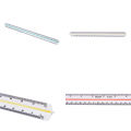 300mm 1:100~1:500 Triangular Metric Scale Ruler For Engineer 12.6. 