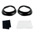 Lens Frame Meta Quest 3 Lens Protective Cover Frame Anti-scratch Controller Headset Mirror Eyewear Frame Easy to Use Lens Frame for Meta Quest3. 