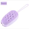 Silicone Body Scrubber Bath Sponge - 2 in 1 Exfoliating Body Brush Loofah Shower Sponge for Women Men and kids. 