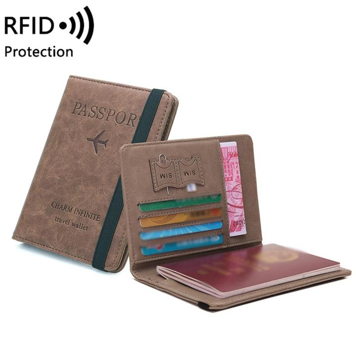 【VisioN Shop】Molave Passport Fashion Neutral Multi-purpose Travel Passport Tri-fold Organizer Holder Business Card Cases Ladies  Ladies bags