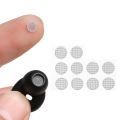 10 Pieces (5 Sets) Dust Network Shell Steel Mesh 4mm 4.2mm 4.7mm 5mm In-ear Headphones Parts Self-adhere Headset Replacements Accessories. 