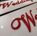 Wedding plates for cars. 