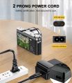 2 Prong Power Cord for  AC Cable Power Supply. 