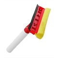 Wiper for Cleaning of Car/Glass/Windows -Double Sided Use (Foam & Rubber) Random Colors. 