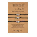 Unisex Long Distance Bracelets Best Friends Sisters Bracelets Trendy Durable Adjustable Christmas Birthday Gifts Stylish Handmade Friendship Bracelets for Gift Friendship Sisters. 