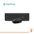 Wireless Multimedia Keyboard and Mouse Combo SBARDA 2.4GHz Wireless Full Size Compact Silent Keyboard and Mouse. 
