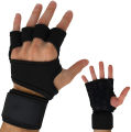 Neoprene Padded Weight Lifting Gloves, Vented Wrist Gloves for Athletes, Gym Sessions, Track Cycling, Sports with Full Palm Protection and Wrist Support - Pull Up Bar, Gym Workout, Powerlifting, Crossfit, Fitness, Training Palm Protector. 