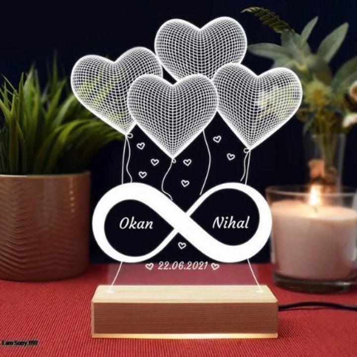 Customize 3d illusion lamp, 3D Light Lamp, Night Lamp, Decoration Piece, Gift Piece