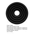 Lens Anti-Reflection Cover Long Lifespan Easy to Install Rubber Camera Lens Threaded Hood. 