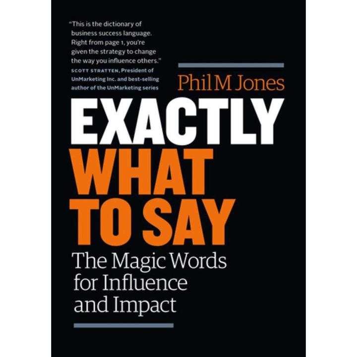 Exactly what to Say | Phil M. Jones | PDF Printed