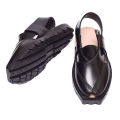 Handy Kraft - Norozi Kheri AKA Nawabi Kheri - Hand Crafted Black Shine Quetta Norozi Chappal With Double Sole - Hand Made Footwear Pure Leather - Norozi kheri for men. 