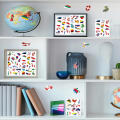 400+ designs World Flag stickers High-quality sticker 5cm countryFlag stickers Bulk Vinyl country map stickers for Scrapbooking. 
