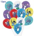 Disney Lilo Stitch Birthday Party Decoration Stitch Balloon Disposable Tableware Gift Bag Backdrop For Kids Party Supplies. 