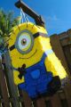 Minion themed/ shaped character empty pinata for kids/ children birthday parties. 