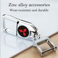 Mitsubishi Car Logo Keychain Creative Car Key Chain Alloy Metal Keyring. 