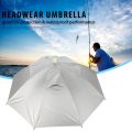 Outdoor Handfree Umbrella Cap Fishing Hat Waterproof UV Protection Lightweight. 