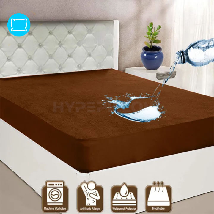 Premium Waterproof Mattress Cover – Waterproof Mattress Cover Single Bed – Waterproof Mattress Cover Double Bed – Waterproof Mattress – Waterproof Mattress Protector – Waterproof Mattress Cover King Size – Waterproof Mattress Cover Queen Size