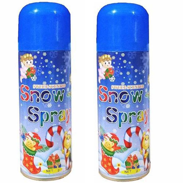Pack of 2- Snow Spray For Birthday Celebration White