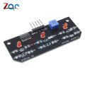 TCRT5000 3CH Channel Line Sensor Module Trio Detector Output DC 5V 10mm Distance for Arduino AVR ARM PIC. 