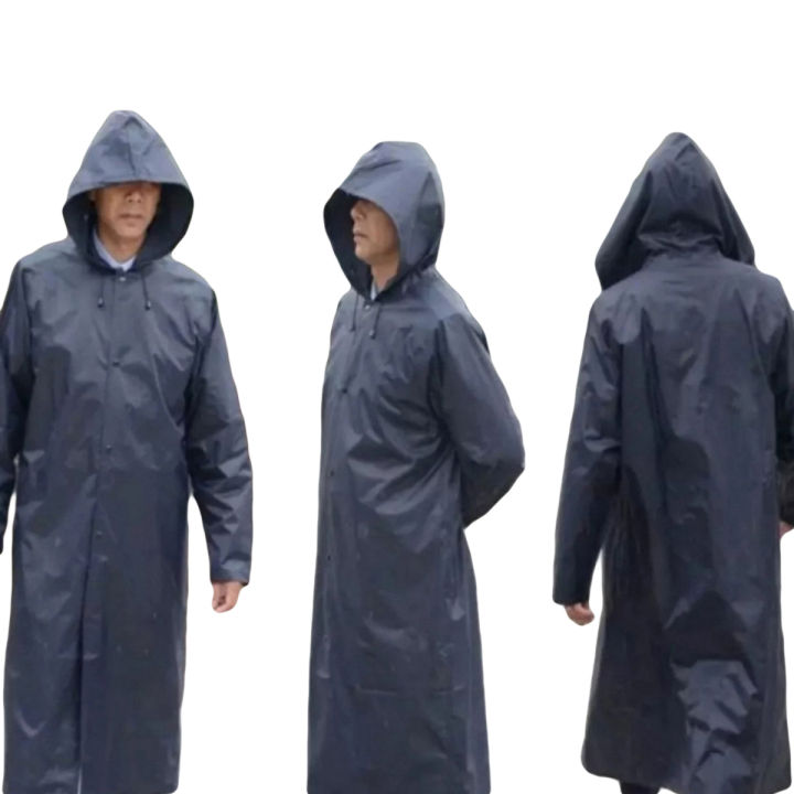 Long rain jacket mens best sale