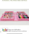 Premium Ben 10 Boys & Girls (86) Pcs Colouring Kit/Set With Fold Able Button Box. 