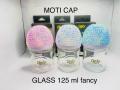 Kids Glass feeder With Fancy Crystal Baded Cap Imprted made 125 Ml. 