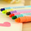 Crayon set day solid jelly highlighter marker creative glitter color pen color marker stationery set. 