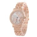 【ETOP】Online Hot Metal Watch Diamond Pattern Geneva Quartz Watch for Women. 