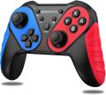 Switch Controller, BEBONCOOL Switch Compatible, Switch Pro Controller, Wireless, HD Vibration, Small 6-Axis Gyro Sensor, TURBO Continuous Shooting Function, (Red/Blue). 