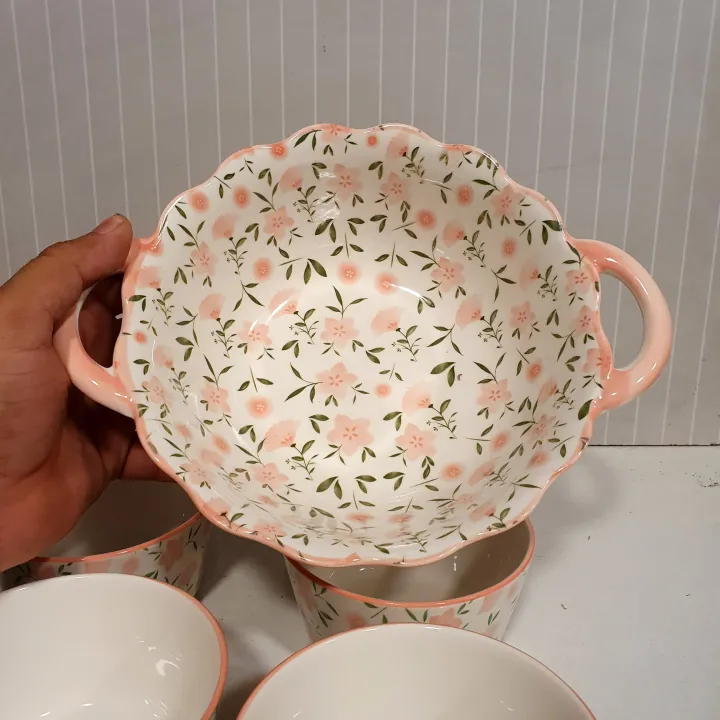 Pink%20Floral%20Ceramic%20Rice%20Bowl%20%E2%80%93%20Cute%20Deep%20Bowl%20for%20Breakfast,%20Yogurt,%20Salad%20&%20Rice%20%7C%20Instagram-Style%20Bowl%20for%20Home,%20Caf%C3%A9%20&%20Restaurant%20-%20Image%203