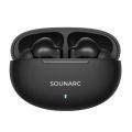 SOUNARC Q1 True Wireless Bluetooth Earphone, Quad mics Clear Call Earbuds, Shaking Bass AirPods, Touch Control (Choose Color). 