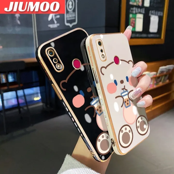 JIUMOO%20For%20Realme%203%20Case%20Cartoon%20Cute%20Bear%20Side%20Phone%20Case%20Square%20Edge%20Pattern%20Silicone%20Luxury%20Plating%20Casing%20Full%20Back%20Cover%20Camera%20Protection%20Cases%20Shockproof%20Softcase%20-%20Image%202