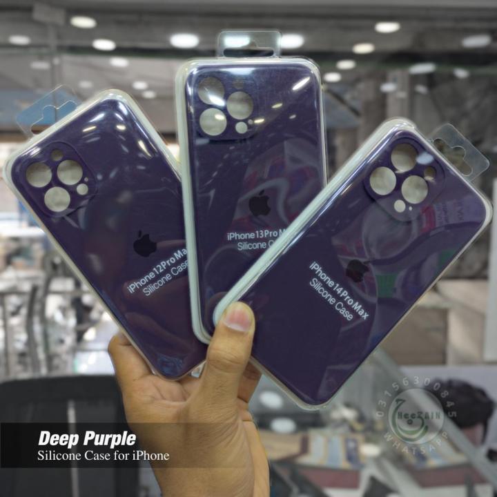 iPhone 12 Pro Max Deep Purple Silicone Case