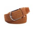 Longer Elastic Belts For Men Woven Braided Fabric Stretch Casual Belts. 