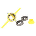 NCANRUI Pipe Thread Cutting Tool PVC Thread Maker NPT Round Tool Set Pipe Threader Plumbing Tool, PVC Thread Tool. 